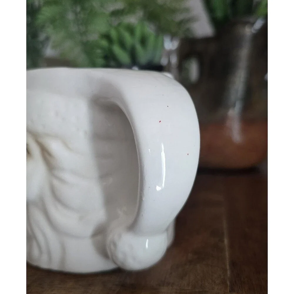 Vintage Santa Claus Face Mug ~   Christmas